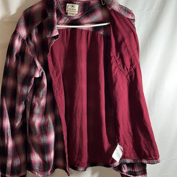Converse womens flannel top . - Picture 4 of 12
